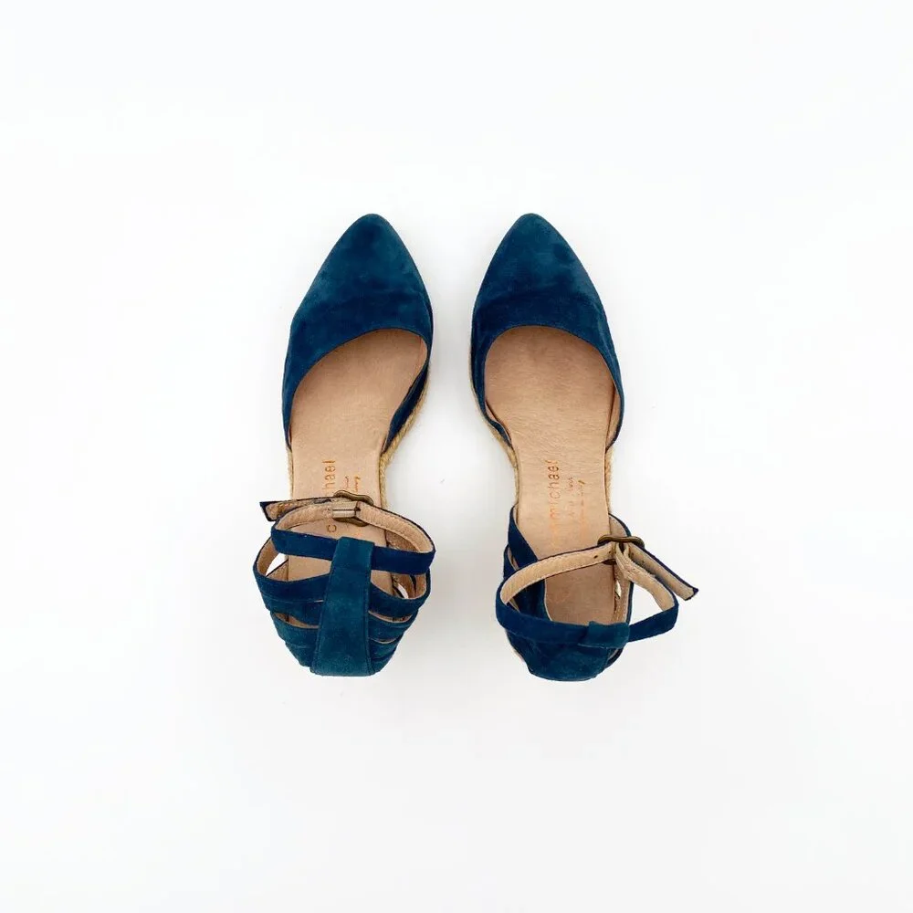 Eric Michael | Vera Suede Espadrille | VERY GOOD!